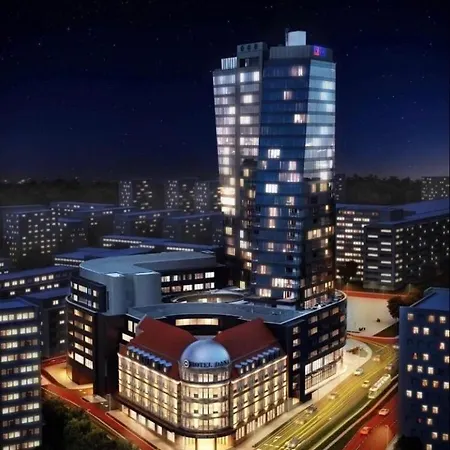 Lägenhet Hanza Tower Gold - 26 With Bathtub High Floor & Jacusi & Pool & Sauna