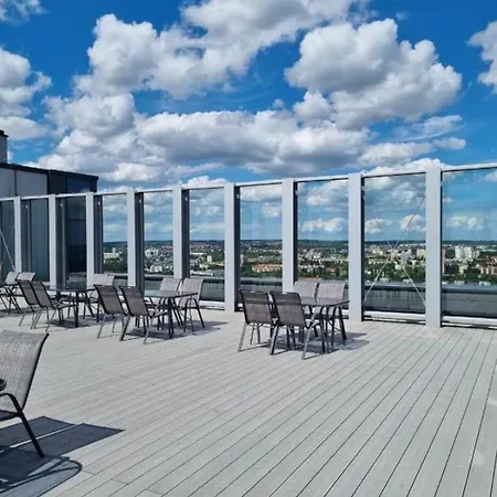 Hanza Tower Gold - 26 With Bathtub High Floor & Jacusi & Pool & Sauna